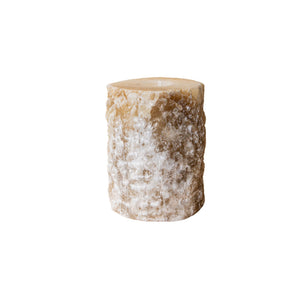 Teelichthalter – Onyx Stein, Raue Oberfläche, Runde Form, L – Yustin | PTMD