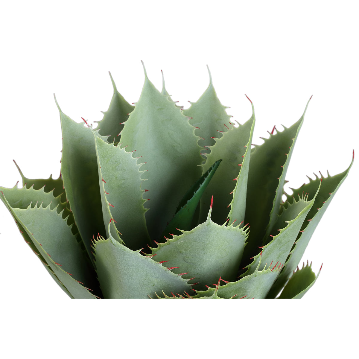 Kunstpflanze - Große Grüne Agave im Topf, Kunststoff, Naturoptik,M | PTMD