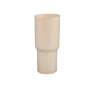 Vase - Solid Glass, Round Shape, Cream Color - Ranzel | PTMD