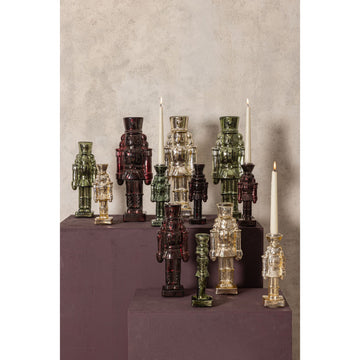 Statue – Goldenes Glas, Nussknackerform, Glänzende Oberfläche, L – Breyen | PTMD