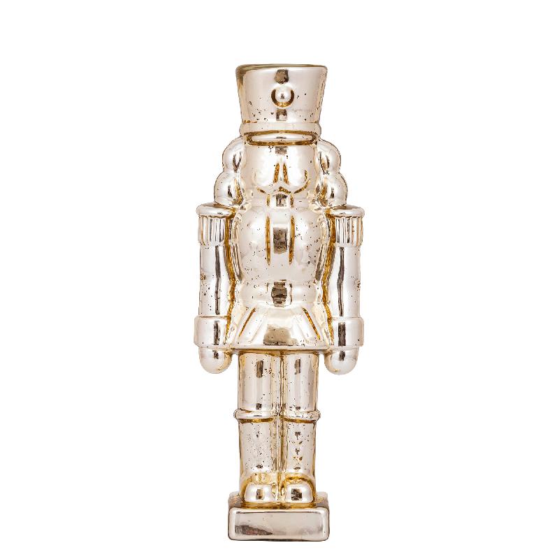 Statue – Goldenes Glas, Nussknackerform, Glänzende Oberfläche, L – Breyen | PTMD