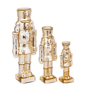 Statue – Goldenes Glas, Nussknackerform, Glänzende Oberfläche, L – Breyen | PTMD