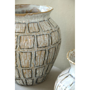 Flower Pot – White Surface, Square Shape, Ceramic Material, S – Emylee | PTMD