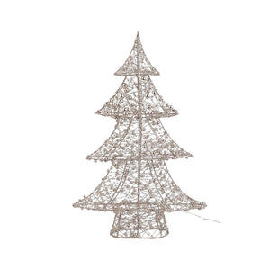 LED-Weihnachtsbaum – Goldfarben, Perlendekor, Größe XL - Misk | PTMD