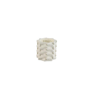 Flowerpot – White Color, Three-Dimensional Expansion Design, Cement Material, XS – Norma | PTMD