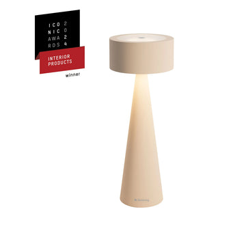 Tischlampe – Akku Betrieb, Touch Dimmer, Innen Aussen, 21 cm - Elody | Musterring