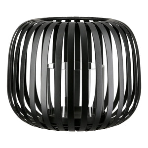 Windlicht – Zeitlose Eleganz, Stimmungsvolles Lichtspiel, Schwarze Akzente, 13 cm - Dogma | Gilde