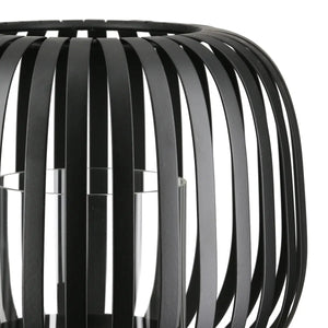 Windlicht – Zeitlose Eleganz, Stimmungsvolles Lichtspiel, Schwarze Akzente, 13 cm - Dogma | Gilde