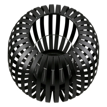 Windlicht – Zeitlose Eleganz, Stimmungsvolles Lichtspiel, Schwarze Akzente, 17 cm - Dogma | Gilde