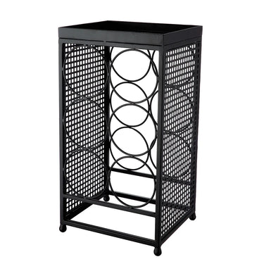 Weinregal – Flaschenhalter Design, Metall Material, Geometrisches Muster - Retino | Gilde