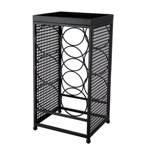 Weinregal – Flaschenhalter Design, Metall Material, Geometrisches Muster - Retino | Gilde