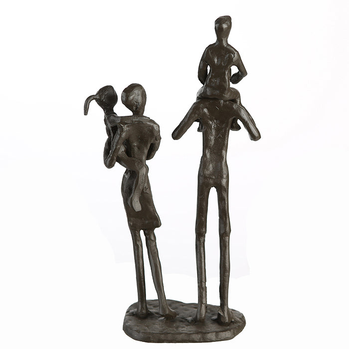 Skulptur – Familienmotiv Design, Eisen Materia, Gruppenfigur - Family | Gilde