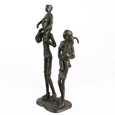Skulptur – Familienmotiv Design, Eisen Materia, Gruppenfigur - Family | Gilde