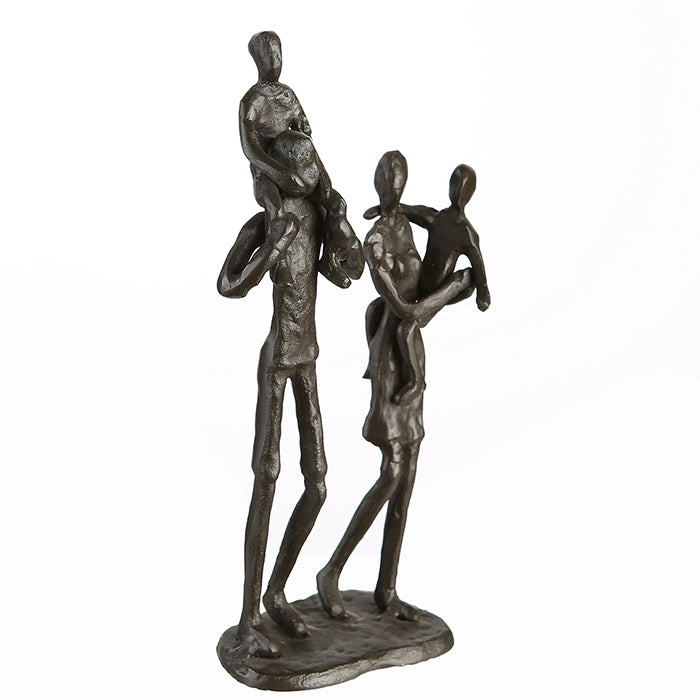 Skulptur – Familienmotiv Design, Eisen Materia, Gruppenfigur - Family | Gilde