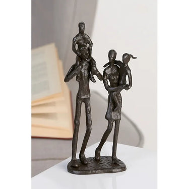 Skulptur – Familienmotiv Design, Eisen Materia, Gruppenfigur - Family | Gilde