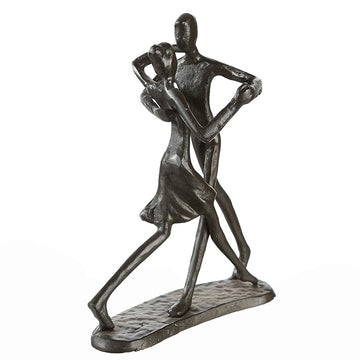 Skulptur – Paarfigur Design, Eisen Material, Tanzende Pose - Dancing | Gilde