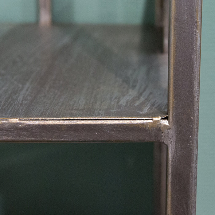 Bücherregal – Metall Material, Antikfinish Oberfläche, Offene Fächer - Level | Gilde