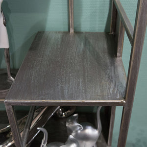 Bücherregal – Metall Material, Antikfinish Oberfläche, Offene Fächer - Level | Gilde