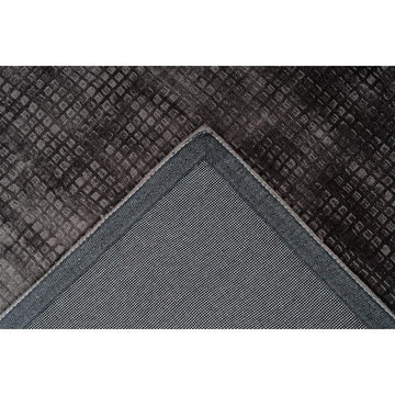 Teppich – Grau Viskose, Weiche Oberfläche, Pflegeleicht Design, 170 cm - Bridget 125 | Kayoom