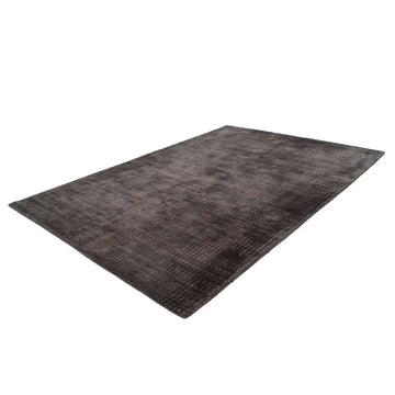 Teppich – Grau Viskose, Weiche Oberfläche, Pflegeleicht Design, 170 cm - Bridget 125 | Kayoom