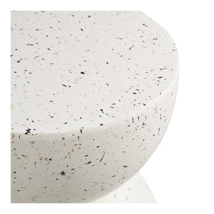 Beistelltisch – Off-White, Terrazzo-Optik, 45 cm hoch - Bonita | House Nordic