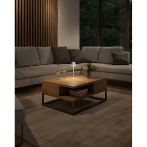 Tischleuchte Wiederaufladbar, 2200–3000K Einstellbares Licht, Touch - Dimmbar mit Memory - Funktion, IP54, 96h Akkulaufzeit – Venezia | Leonardo - Esszett Luxury | Stilvolles Wohnen mit Charakter