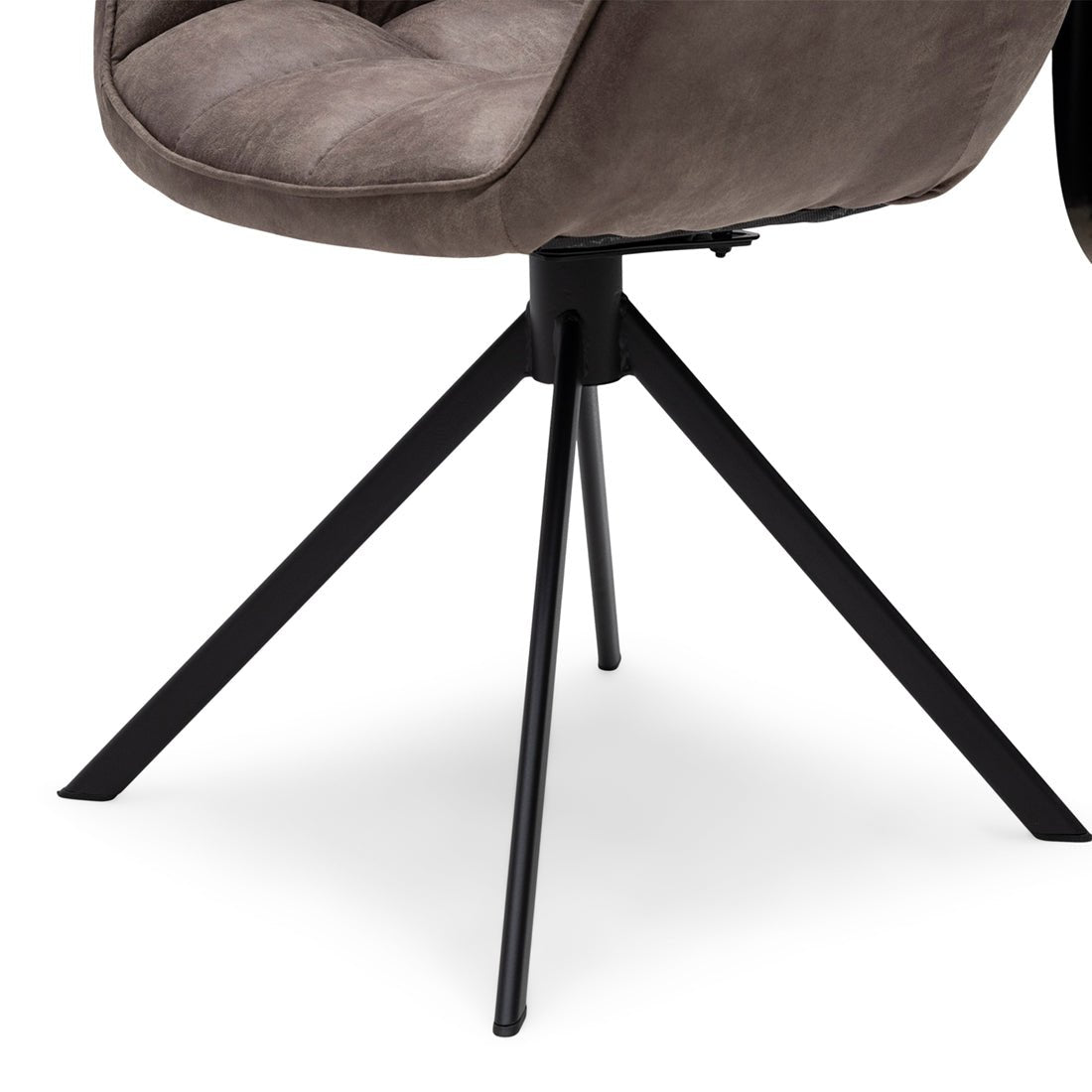 Esszimmerstuhl Kaffeefarbenes Pellini - Leder & Metall 1 – Carnaby | Rivièra Maison - Esszett Luxury | Stilvolles Wohnen mit Charakter