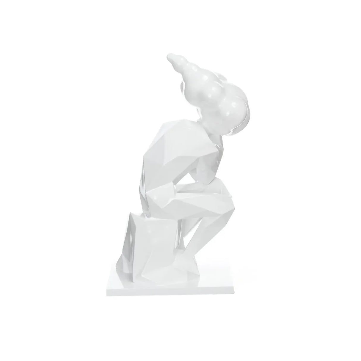 Skulptur Abstraktes Design Porzellan - Optik Handgefertigt – Modell Kenya 110 | Kayoom - Esszett Luxury | Stilvolles Wohnen mit Charakter