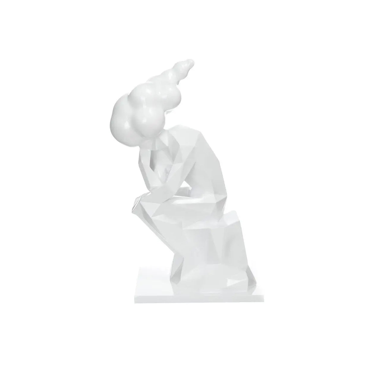 Sculpture Abstract Design Porcelain Look Handmade – Kenya 110 | Kayoom
