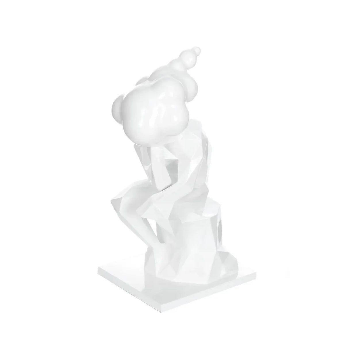 Skulptur Abstraktes Design Porzellan - Optik Handgefertigt – Modell Kenya 110 | Kayoom - Esszett Luxury | Stilvolles Wohnen mit Charakter