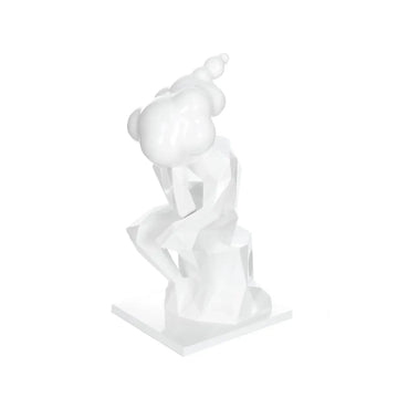 Skulptur Abstraktes Design Porzellan - Optik Handgefertigt – Modell Kenya 110 | Kayoom - Esszett Luxury | Stilvolles Wohnen mit Charakter