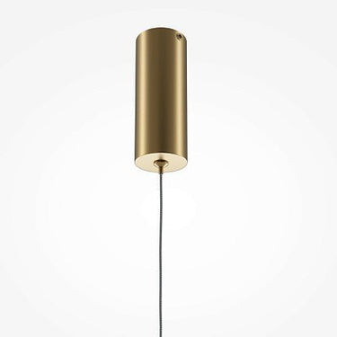 Pendelleuchte Matt - Schwarz & Gold Finish Röhrenförmiges Design & Integrierte LED – Halo | Maytoni - Esszett Luxury | Stilvolles Wohnen mit Charakter