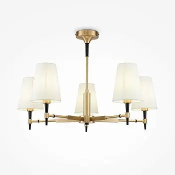 Deckenleuchte – Messing Finish, Metall Gehäuse, 5-flammig, Ø78 cm - Zaragoza | Maytoni image