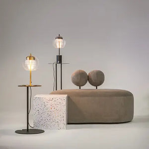Tischleuchte – Messingfarbenes Metall, Warmweiß, Ø200 mm, Integrierte LED - Mystic | Maytoni