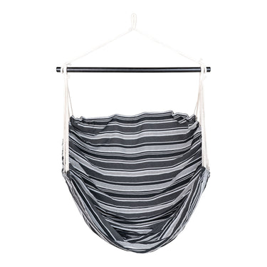 Hanging Chair – Fabric Wood, Black-Gray, Comfortable Relax – Lamia | House Nordic