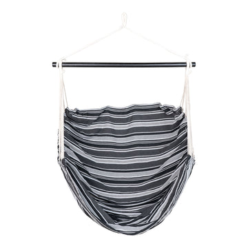 Hanging Chair – Fabric Wood, Black-Gray, Comfortable Relax – Lamia | House Nordic