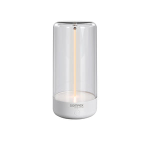 Table lamp with floating filament design magnetic light effect & USB-C charging – PULSE | Sompex