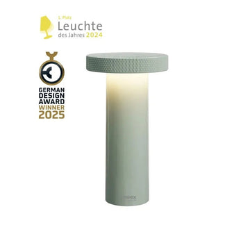 Tischleuchte Retro mit Dimmfunktion, Wiederaufladbar, 3 - Stufen Farbtemperatur – VOLUME | Sompex - Esszett Luxury | Stilvolles Wohnen mit Charakter