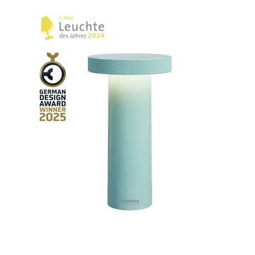 Tischleuchte Retro mit Dimmfunktion, Wiederaufladbar, 3 - Stufen Farbtemperatur – VOLUME | Sompex - Esszett Luxury | Stilvolles Wohnen mit Charakter