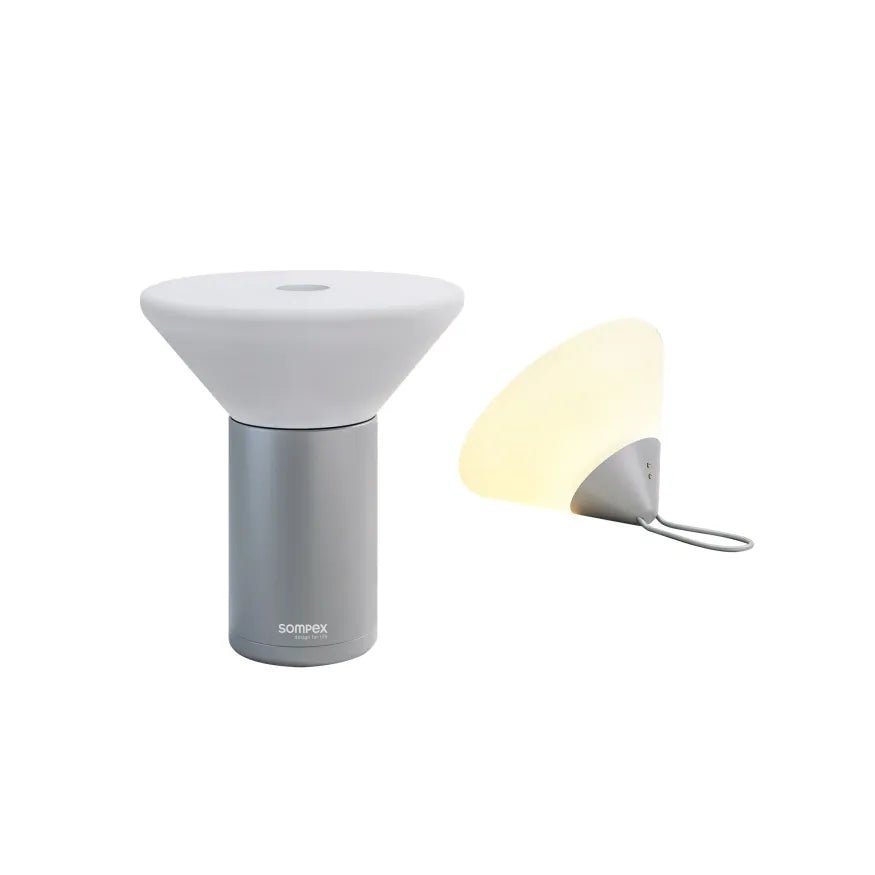 Tisch- & Pendelleuchte Einstellbares Warm- bis Neutralweiß & RGB Licht, Stufenlos dimmbar mit Touch-Memory – Mikono | Sompex