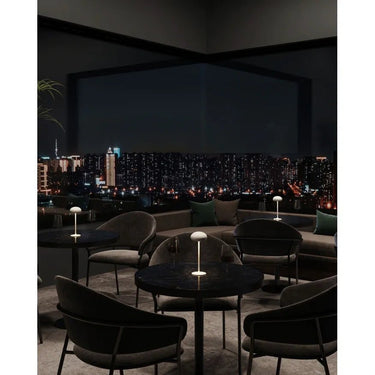 Tischleuchte Wiederaufladbar, 2200–3000K Einstellbares Licht, Touch - Dimmbar mit Memory - Funktion, IP65, 8h Akkulaufzeit – Pebble | Sompex - Esszett Luxury | Stilvolles Wohnen mit Charakter