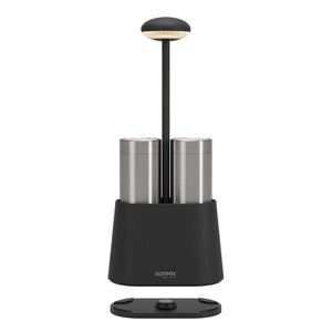 Tischleuchte Wiederaufladbar, 2200–3000K Einstellbares Licht, Touch - Dimmbar mit Memory - Funktion, IP65, 8,5h Akkulaufzeit – Heureka | Sompex - Esszett Luxury | Stilvolles Wohnen mit Charakter