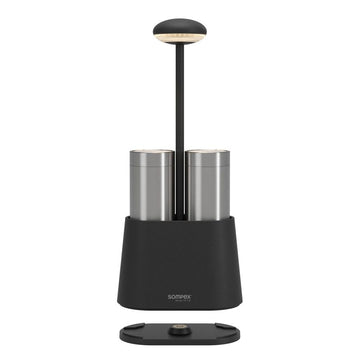 Tischleuchte Wiederaufladbar, 2200–3000K Einstellbares Licht, Touch - Dimmbar mit Memory - Funktion, IP65, 8,5h Akkulaufzeit – Heureka | Sompex - Esszett Luxury | Stilvolles Wohnen mit Charakter