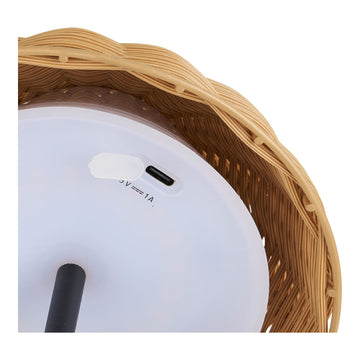 LED Table Lamp - Rechargeable Battery, Outdoor Use, Sturdy Metal Frame - Wigan | House Nordic