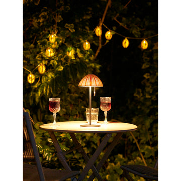 LED Table Lamp - Rechargeable Battery, Outdoor Use, Sturdy Metal Frame - Wigan | House Nordic