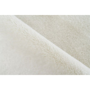 Badematte – Weiches Garn, Flauschige Oberfläche, Weißer Farbton, 50 x 90 cm - Rabbit 625 | Kayoom
