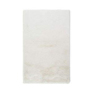 Badematte – Weiches Garn, Flauschige Oberfläche, Weißer Farbton, 65 x 100 cm - Rabbit 625 | Kayoom