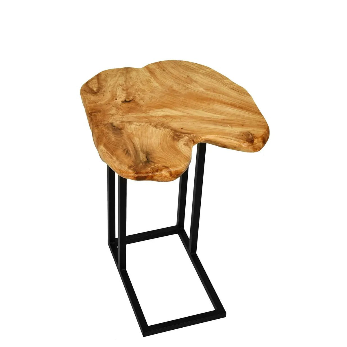 Tisch Zedernholzplatte pulverbeschichtete Metallbeine naturbelassen – Woody 610 Natural | Kayoom - Esszett Luxury | Stilvolles Wohnen mit Charakter