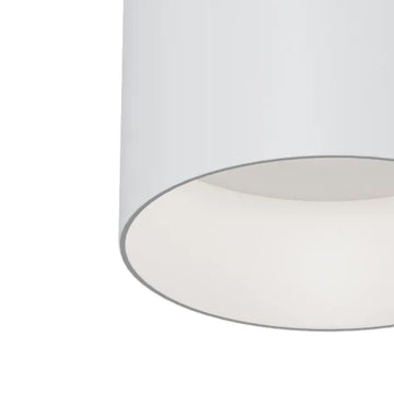 Deckenleuchte – Weißes Aluminium, 1× GU10, Runde Form, IP20 Schutz - Slim | Maytoni