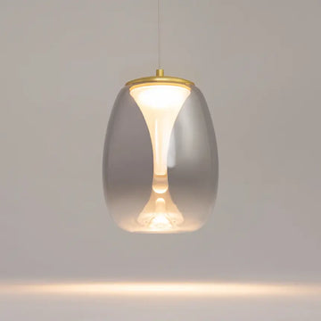 Pendant Lamp Gold-Colored Metal Crystal Elements Height-Adjustable – Splash | Maytoni
